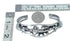 Native American Navajo Turquoise Sterling Silver Horse Cuff Bracelet JX123924